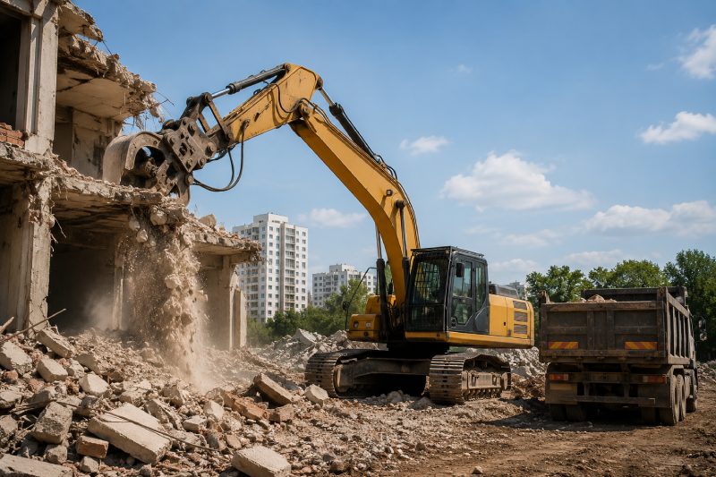 קבלן הריסה ופינוי מומלץ - ניסן עבודות עפר ופיתוח